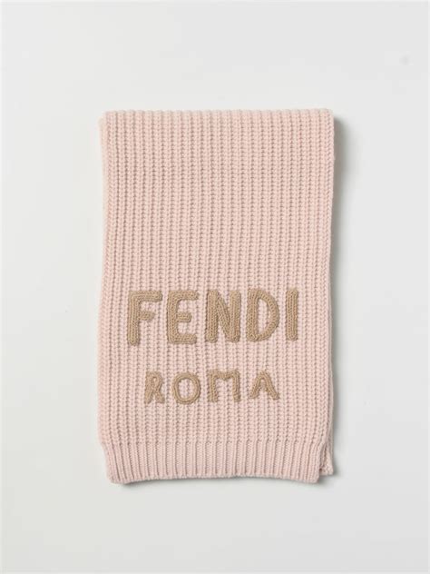 sciarpa fendi rosa|Fendi .